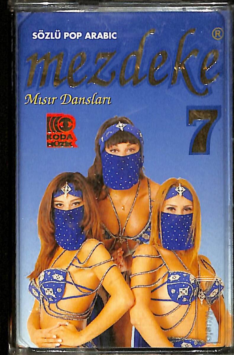 Mezdeke 7 - Mısır Dansları Sözlü Pop-Arabic Kaset (İkinci El) KST28366 - 1