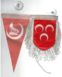MHP Temalı Flama bayrak AKS111 - 2