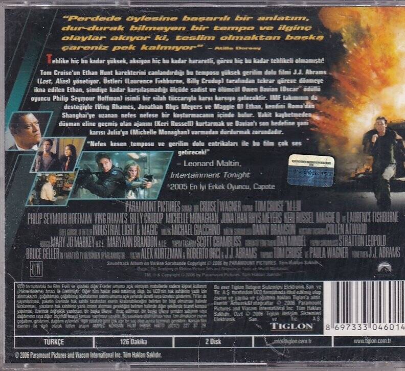 MI3 Tom Cruise VCD Film VCD9132 - 2