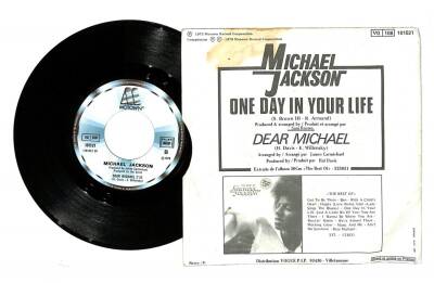 Michael Jackson (1979) - Dear Michael One Day In Your Life Plak (109) PLK15603 - 2