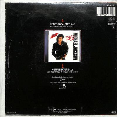 Michael Jackson (1989 - Holland) – Leave Me Alone Human Nature (109) PLK19427 - 2