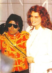 Michael Jackson-Brooke Shields Kartpostal (Küçük Boy) KRT21594 - Gökçekoleksiyon