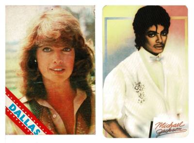Michael Jackson - Dallas 2li Kartpostal KRT7808 - 1
