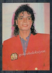 Michael Jackson Kartpostal KRT3202 - Gökçekoleksiyon