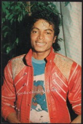 Michael Jackson Kartpostal KRT3205 - Gökçekoleksiyon