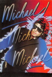 Michael Jackson Kartpostal (Küçük Boy) KRT21908 - Gökçekoleksiyon