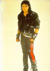 Michael Jackson Kartpostal (Küçük Boy) KRT21985 - Gökçekoleksiyon