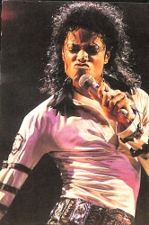 Michael Jackson Kartpostal (Küçük Boy) KRT21987 - Gökçekoleksiyon