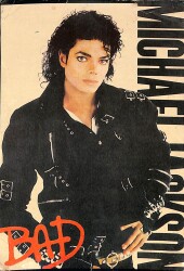 Michael Jackson Kartpostal (Küçük Boy) KRT22524 - Gökçekoleksiyon