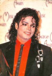 Michael Jackson Kartpostal (Küçük Boy) KRT22525 - Gökçekoleksiyon