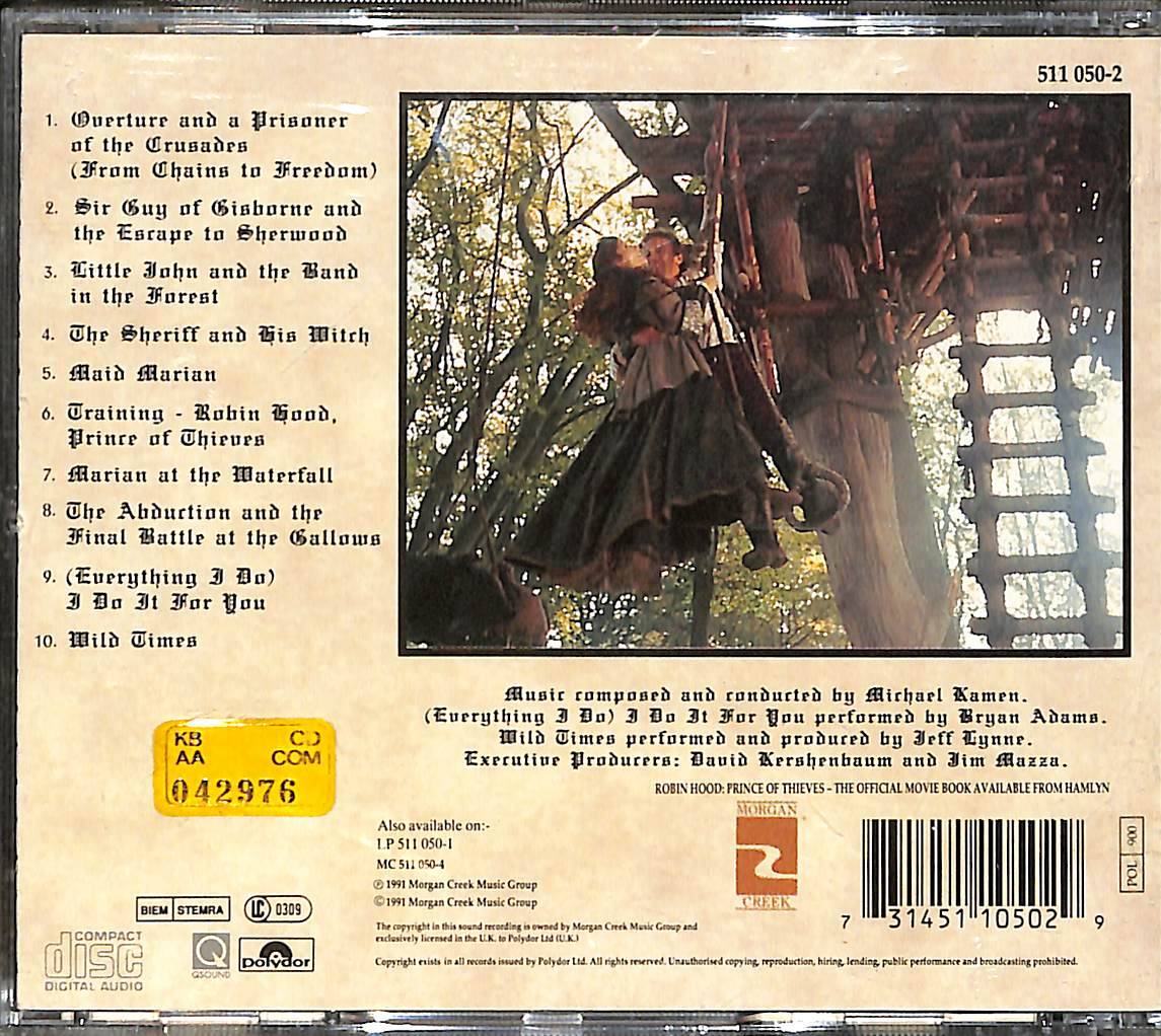 Michael Kamen - Robin Hood: Prince Of Thieves CD (İkinci El) CD4282 - 2