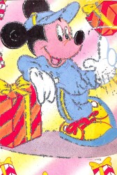 Mickey Mouse Simli Kartpostal KRT11688 - Gökçekoleksiyon
