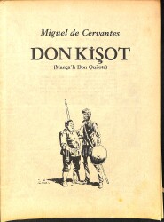 Miguel de Cervantes - Don Kişot Çizgi Roman NDR98265 - Gökçekoleksiyon