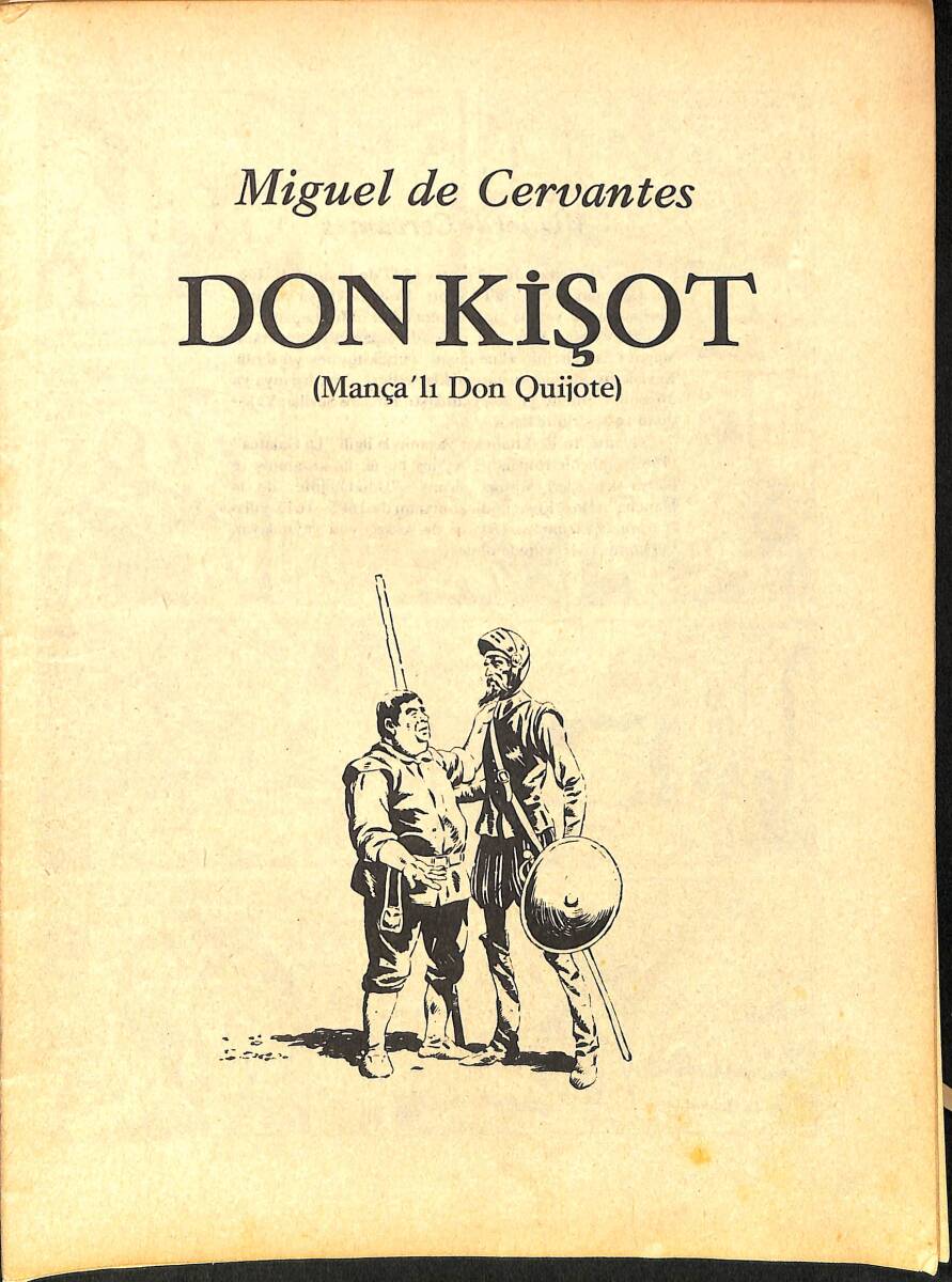 Miguel de Cervantes - Don Kişot Çizgi Roman NDR98265 - 1
