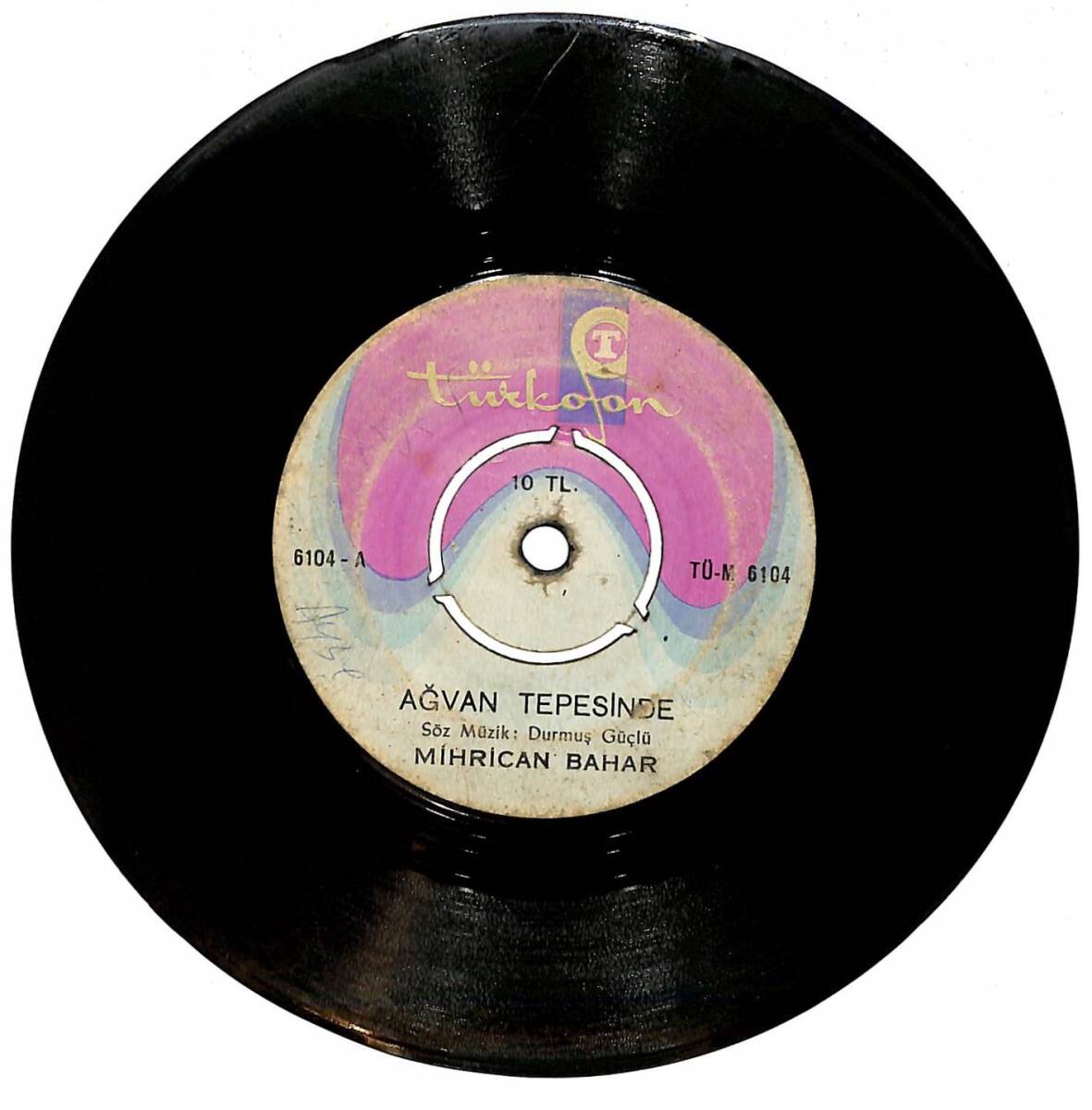 Mihrican Bahar - Ağvan Tepesinde & Fakir Bir Kızım Plak (10/5.5) PLK26821 - 1