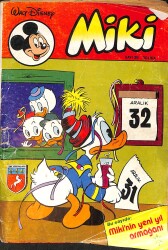 Miki Sayı: 36 (Walt Disney) - 30 Liralık Seri Çizgi Roman (Renkli) NDR98578 - Gökçekoleksiyon