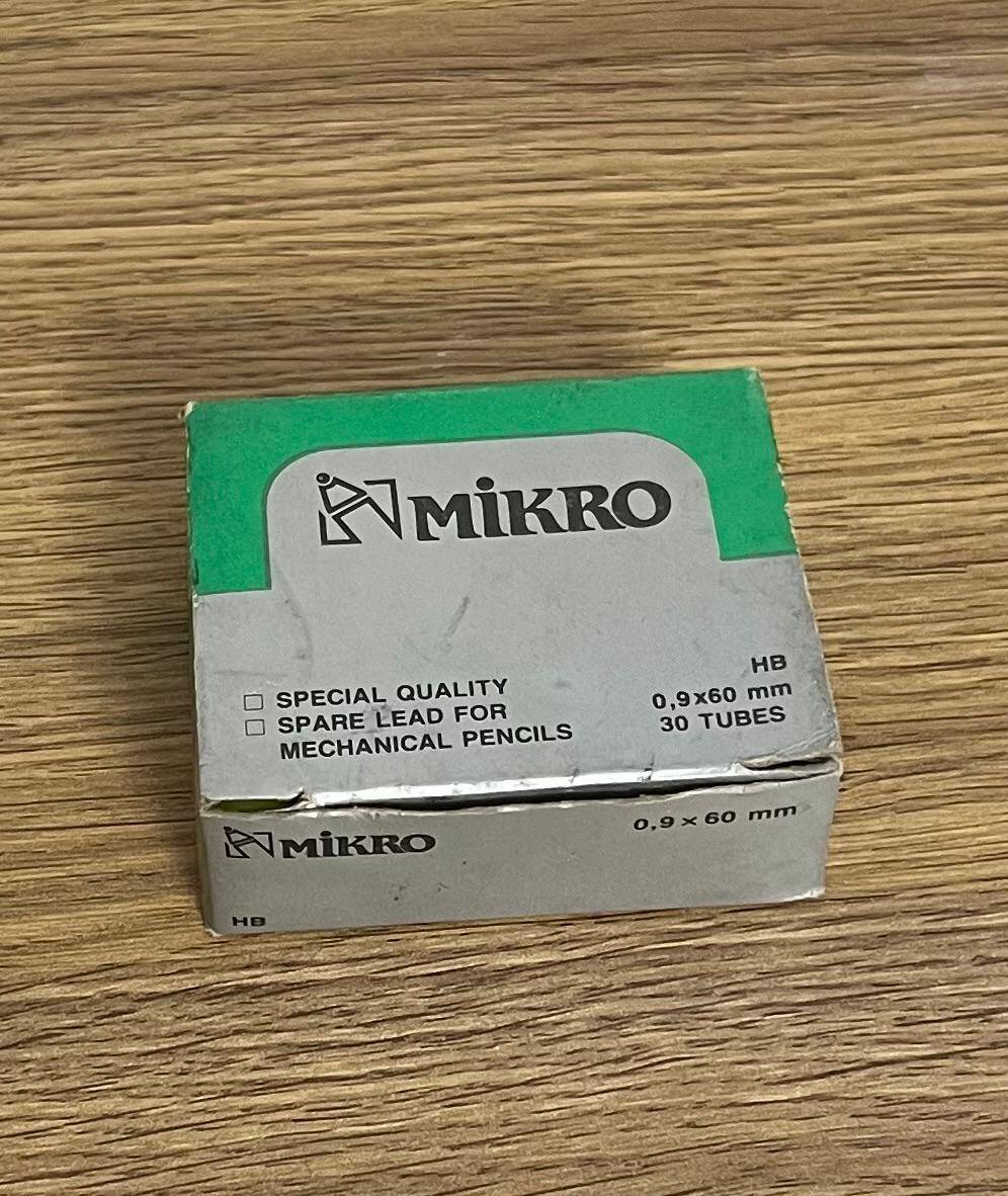 Mikro 0,9 x60mm Kalem Ucu.Tam Dolu Kutu AOB4891 - 5