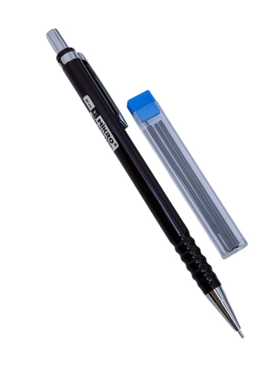 Mikro MP-222 0.7 mm Klasik Model Kahverengi Çıtçıtlı Kalem – Sıfır, Kullanılmamış (Vintage) AOB5589 - 2
