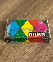 Milan Prizma Silgi 3 Farklı Renkli Set AOB4759 - 2