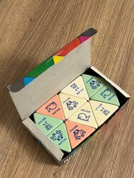 Milan Prizma Silgi Dolu Kutu AOB4758 - 2