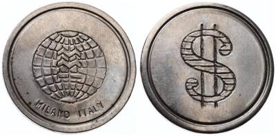 Milano Italy $ Jeton JTF245 - 1