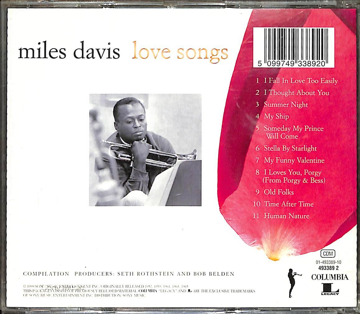Miles Davis - Love Songs CD (İkinci El) CD4951 - 2