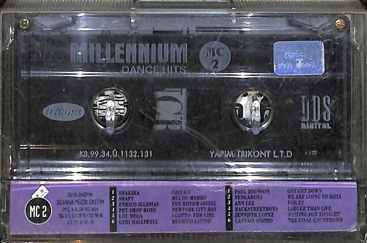 Millennium - Dance Hits Kaset (İkinci El) KST28638 - 2