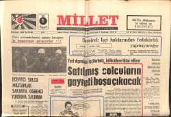Millet Gazetesi 1 Temmuz 1975 - Necmettin ErbakanKonya da Temel Atacağız GZ103777 - 2