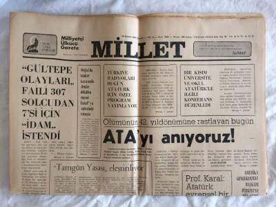 Millet Gazetesi 10 Kasım 1980 - Sovyet Ordusu Polonyada Bir Dizi Manevra Yapmaya Başladı GZ73279 - 1