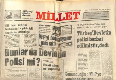 Millet Gazetesi 10 Temmuz 1979 - SKYLABın Çarşamba Sabahından Sonra Düşeceği Açıklandı GZ87247 - 1