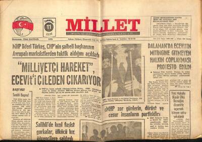 Millet Gazetesi 11 Ekim 1975 - Ankarada EGO Otobüs Grevi Sona Erdi GZ89576 - 1