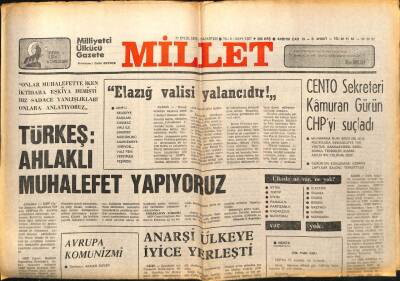 Millet Gazetesi 11 Eylül 1978 - Vanda İki Aşiret Çembere Alındı GZ89619 - 1