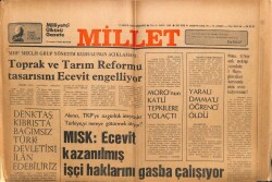 Millet Gazetesi 11 Mayıs 1978 - Rauf DenktaşBağımsız Türk Devletini İlan Edebiliriz GZ103787 - 1