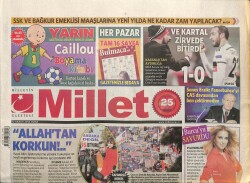 Millet Gazetesi 12 Aralık 2014 - Ekonomi Bozuldu , Patronlar İşçi Oldu GZ100318 - 1