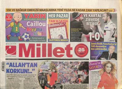Millet Gazetesi 12 Aralık 2014 - Ekonomi Bozuldu , Patronlar İşçi Oldu GZ100318 - 2