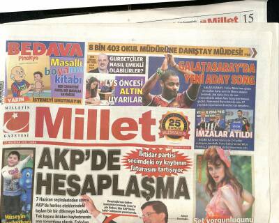 Millet Gazetesi 12 Haziran 2015 - 3. Köprünün Yolu Kesildi - Özgecan Aslana 1000 Avukat GZ124918 - 1