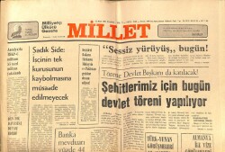 Millet Gazetesi 12 Mart 1981 - Türk Yunan Görüşmeleri 16 Martta Ankarada GZ66397 - 2