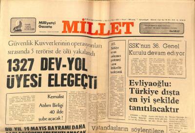 Millet Gazetesi 13 Mayıs 1981 - 1327 Dev-Yol Üyesi Ele Geçti GZ66408 - 2