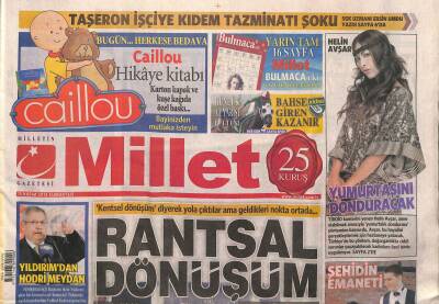 Millet Gazetesi 15 Kasım 2014 - IŞİD Ve İran , Bavul Ticaretini Uçurdu - Aziz Yıldırımdan Hodri Meydan GZ124764 - 1