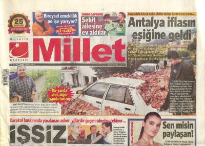 Millet Gazetesi 15 Ocak 2016 - Emrah Porsche Aldı Tüp Taktırabilir GZ105505 - 1
