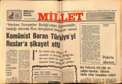 Millet Gazetesi 15 Şubat 1978 - Batı Trakyada 650 Yıllık Ata Yadigarı Topraklar , Türklerin Elinden Alınıp Yunanlılara Veriliyor GZ72521 - 1