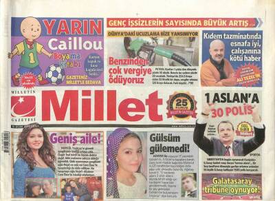 Millet Gazetesi 16 Ocak 2015 - Kıdem Tazminatında Esnafa iyi , Çalışanına Kötü Haber GZ105506 - 1