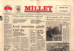 Millet Gazetesi 17 Kasım 1975 - Kızıl Anarşinin Sebebi CHPdir GZ103783 - 2
