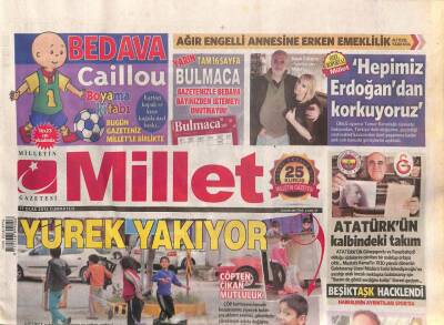 Millet Gazetesi 17 Ocak 2015 - Cizre Emniyet Müdürüne Yakalama Kararı - Atatürkün Kalbindeki Takım GZ106071 - 1