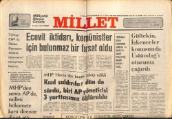 Millet Gazetesi 18 Aralık 1978 - Rusya Romanyayı İşgal İçin Gün Sayıyor GZ66425 - 2