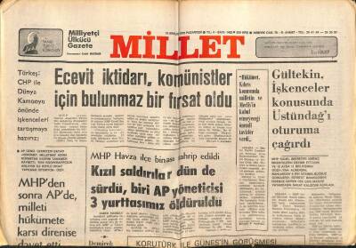 Millet Gazetesi 18 Aralık 1978 - Rusya Romanyayı İşgal İçin Gün Sayıyor GZ66425 - 1