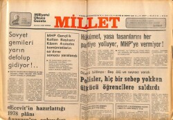 Millet Gazetesi 18 Kasım 1978 - Sovyet Gemileri Yarın Defolup Gidiyor GZ66418 - 1