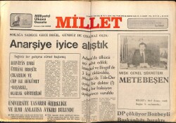 Millet Gazetesi 19 Aralık 1978 - Anarşiye İyice Alıştık GZ66426 - 1