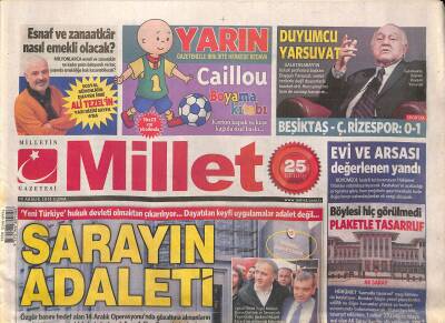 Millet Gazetesi 19 Aralık 2014 - Ankaradaki TMMOB Eylemine Biber Gazlı Müdahale GZ124766 - 1