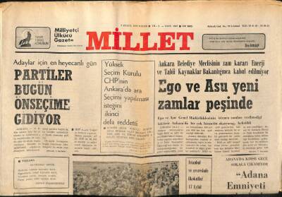 Millet Gazetesi 2 Eylül 1979 - İranda Olaylar Devam Ediyor, Humeyni İrandaki Komünist Güçlerin Ezileceğini Söylüyor GZ89733 - 1